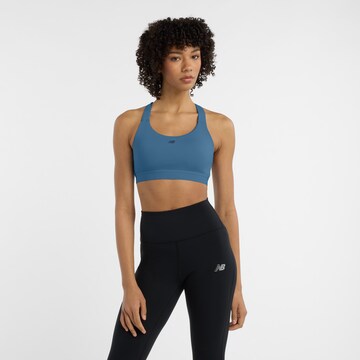Bustier Soutien-gorge de sport 'Essential' new balance en bleu : devant