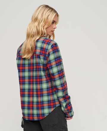 Superdry Bluse in Grün