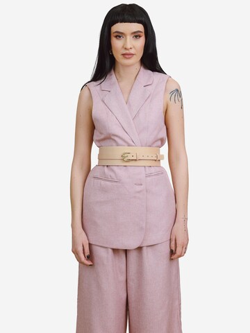 Haute Cuir Gürtel 'Athea'‌‌‌‌‌‌ in Beige: Vorderseite