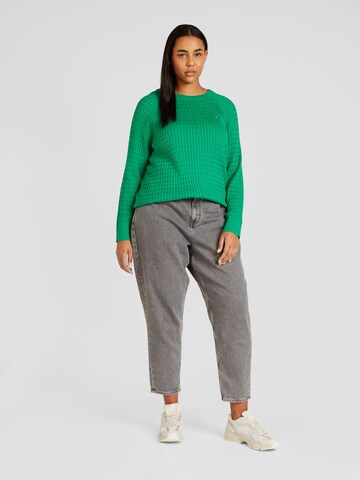Tommy Hilfiger Curve Pullover in Grün