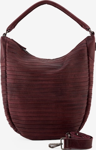 Borsa a spalla 'Gürteltier' di FREDsBRUDER in rosso: frontale