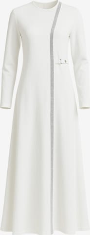 fashionshowcase Dress 'Leila-Ferace' in White: front