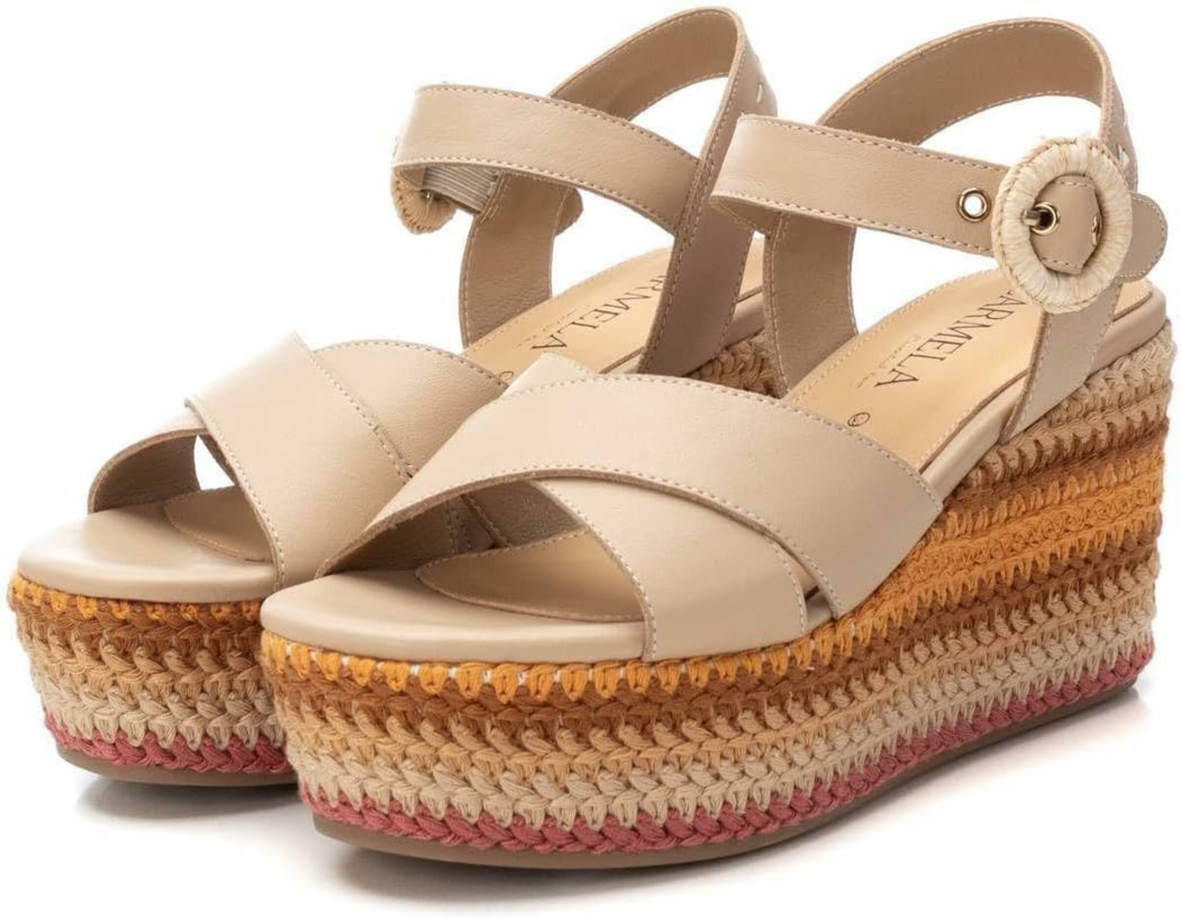 Xti Sandaal in Beige: voorkant