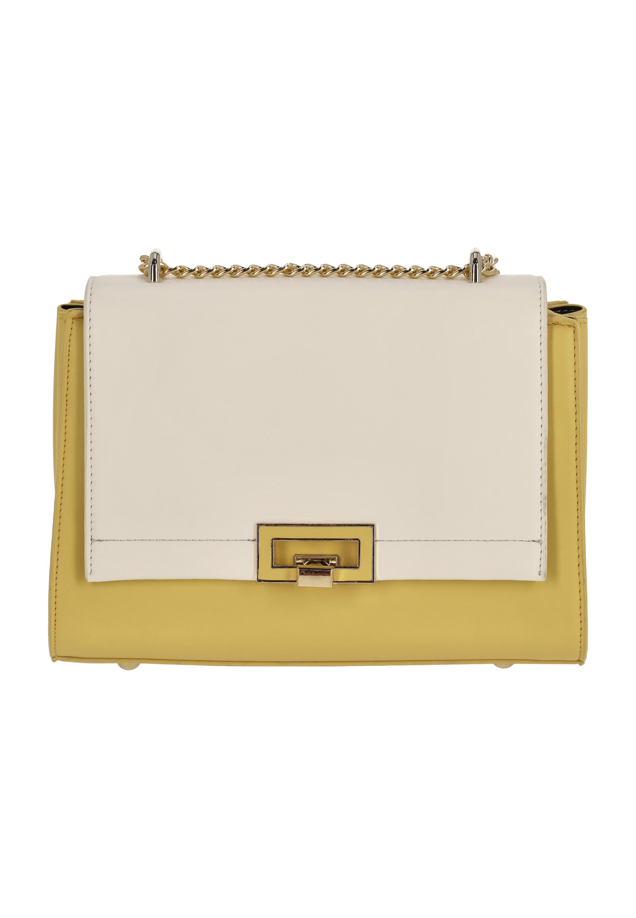 Usha Bolso de hombro en beige claro / lima, Vista del producto