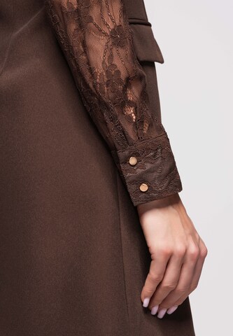 Ombre Kleid in Braun