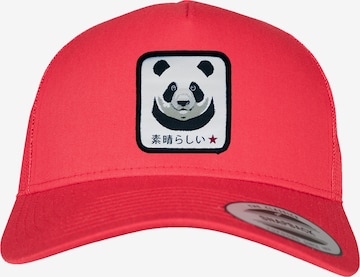 Casquette 'Panda' F4NT4STIC en rouge : devant