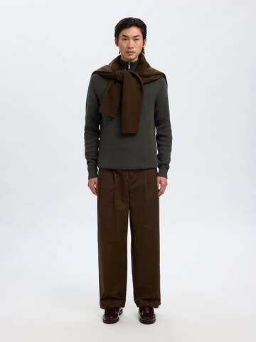 Pull-over 'SLHDANE' SELECTED en vert
