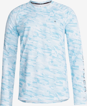 Spyder Functioneel shirt in Blauw: voorkant