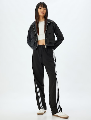 Koton Wide leg Broek in Zwart