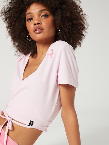 VIERVIER Shirt 'Tara' in Roze