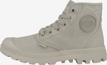 Boots stringati ' Pampa Hi ' di Palladium in beige: frontale