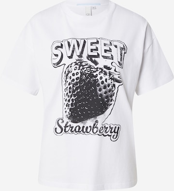 QS T-Shirt in Weiß: Vorderseite