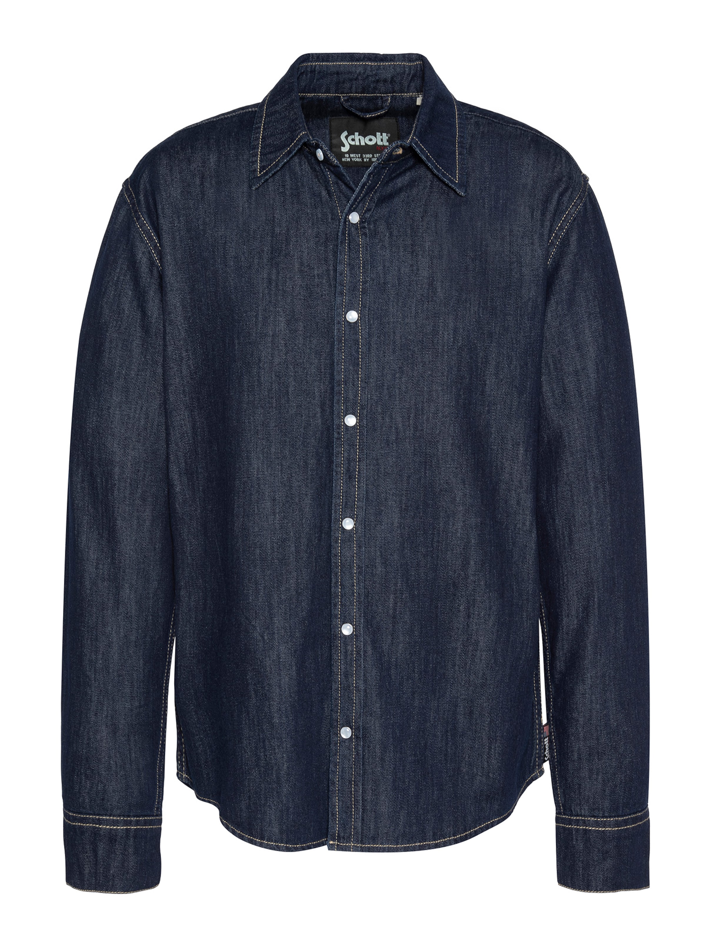 Schott NYC Shirt‌ in Blau: Vorderseite