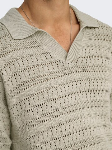 Only & Sons - Jersey 'ONSGRAYSON' en beige