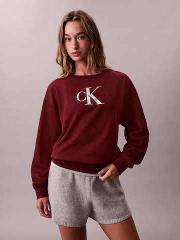 Felpa di Calvin Klein Jeans in rosso: frontale