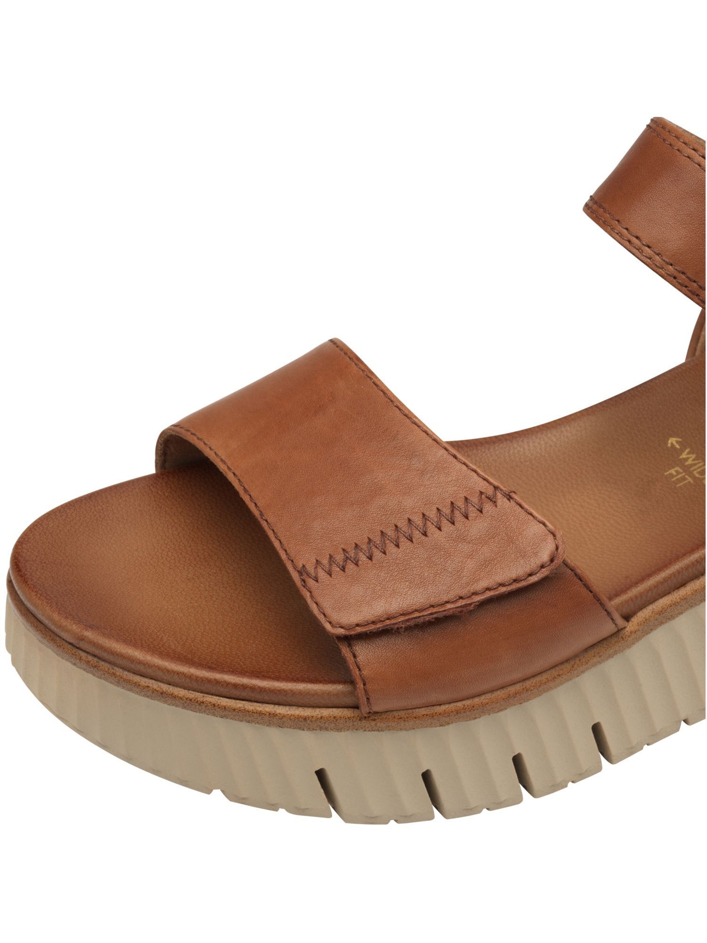 Tamaris Wide Fit Sandals in Brown