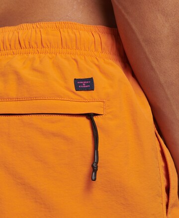 Superdry Zwemshorts in Oranje