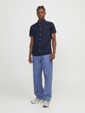 Coupe slim Chemise 'SUMMER' JACK & JONES en bleu