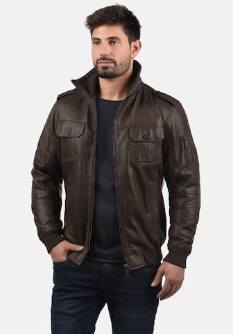 !Solid Between-Season Jacket 'SDFamash' in Brown: front