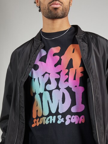 SCOTCH & SODA T-shirt i svart