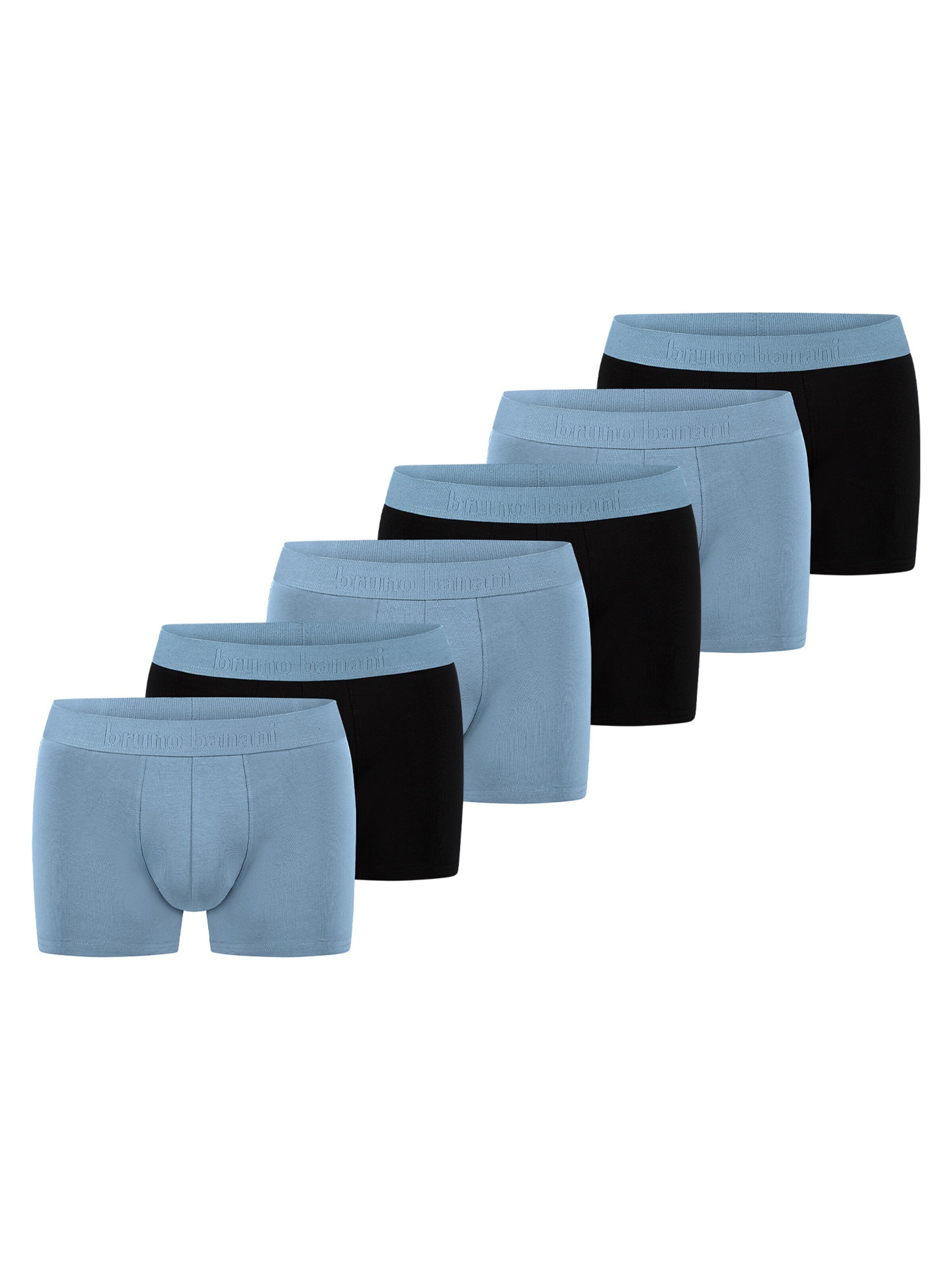 Bruno Banani Boxershorts 'Flowing'‌‌ in Blau: Vorderseite