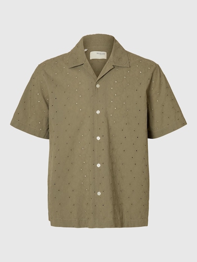 SELECTED HOMME Chemise en olive, Vue avec produit