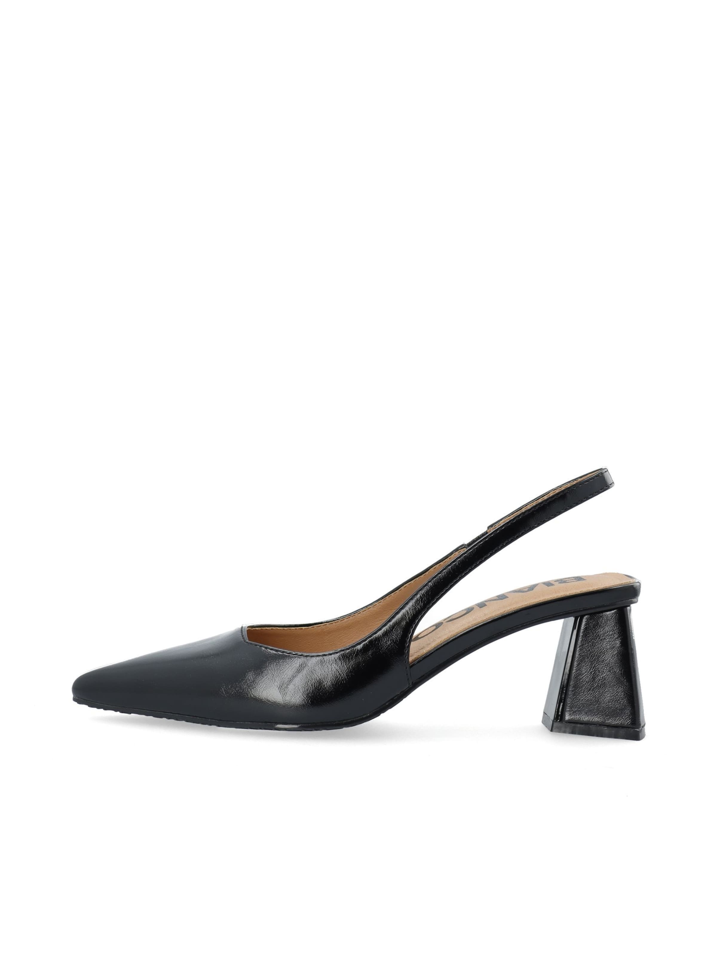 Bianco - Zapatos destalonado 'MARALYN' en negro: frente