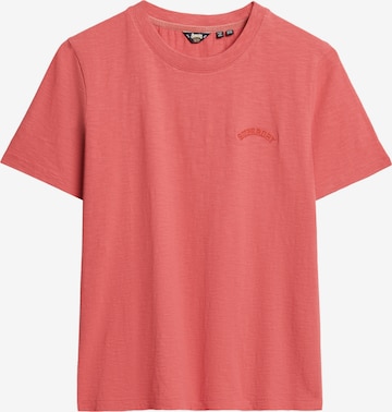 T-shirt Superdry en rouge : devant