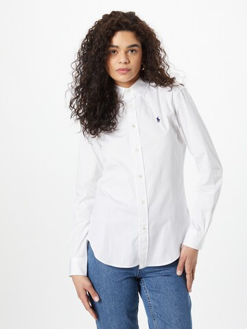 Polo Ralph Lauren Blouse in Wit: voorkant