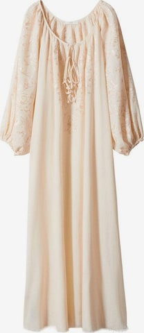 Robe 'icaria' MANGO en beige : devant