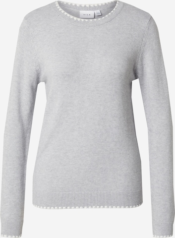 Pull-over 'VIRil' VILA en gris : devant
