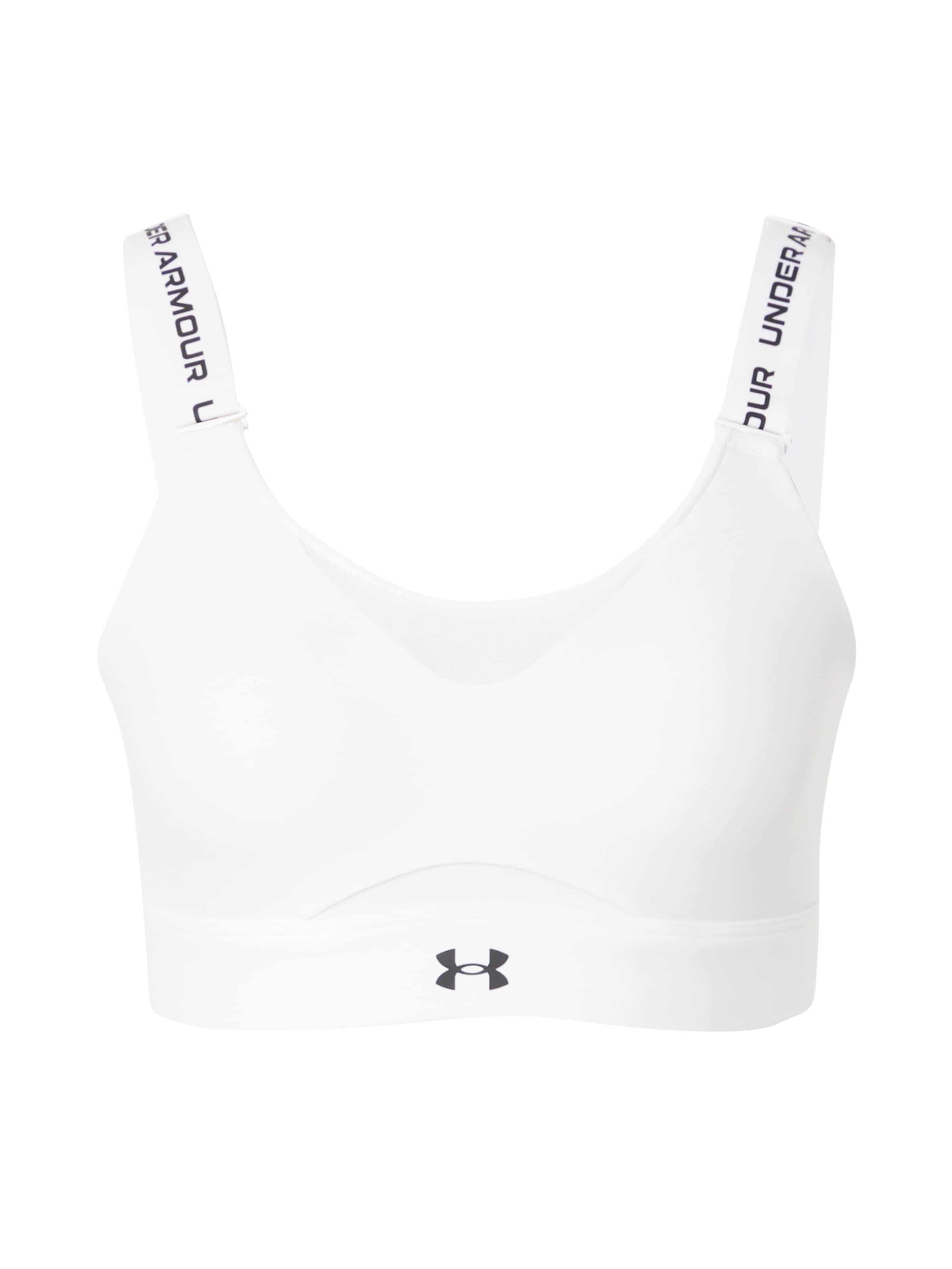 UNDER ARMOUR Sports bra 'Infinity' in White: front