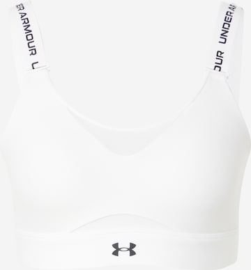 UNDER ARMOUR Bustier Sports-BH 'Infinity' i hvid: forside
