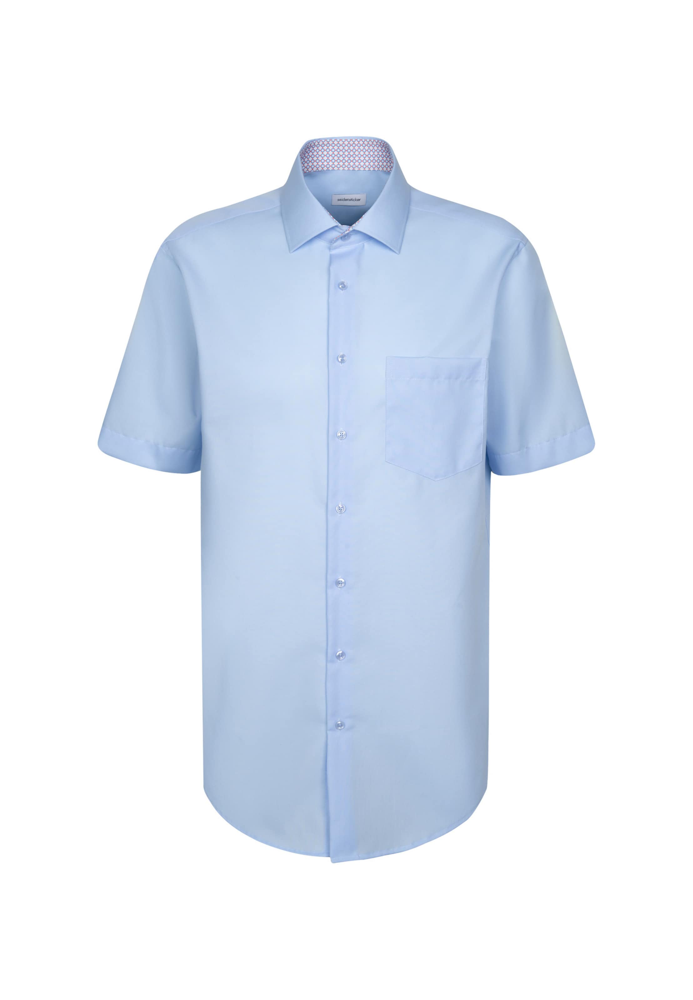 Coupe regular Chemise SEIDENSTICKER en bleu : devant