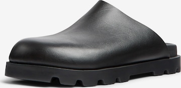 CAMPER Mules ' Brutus ' in Black: front