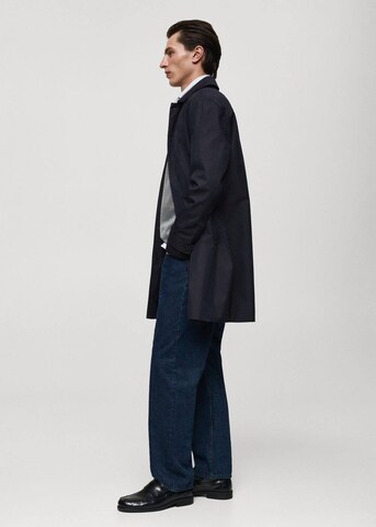 MANGO MAN Mantel 'Chayton' in Blau