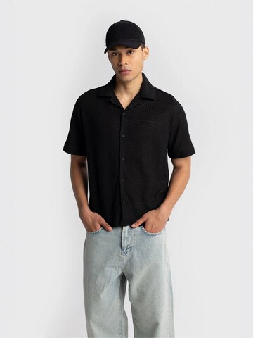 Regular fit Maglietta di Giesto in nero
