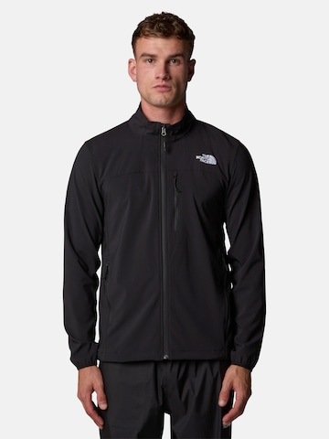 THE NORTH FACE Zip-Up Hoodie 'Nimble' in Black: front