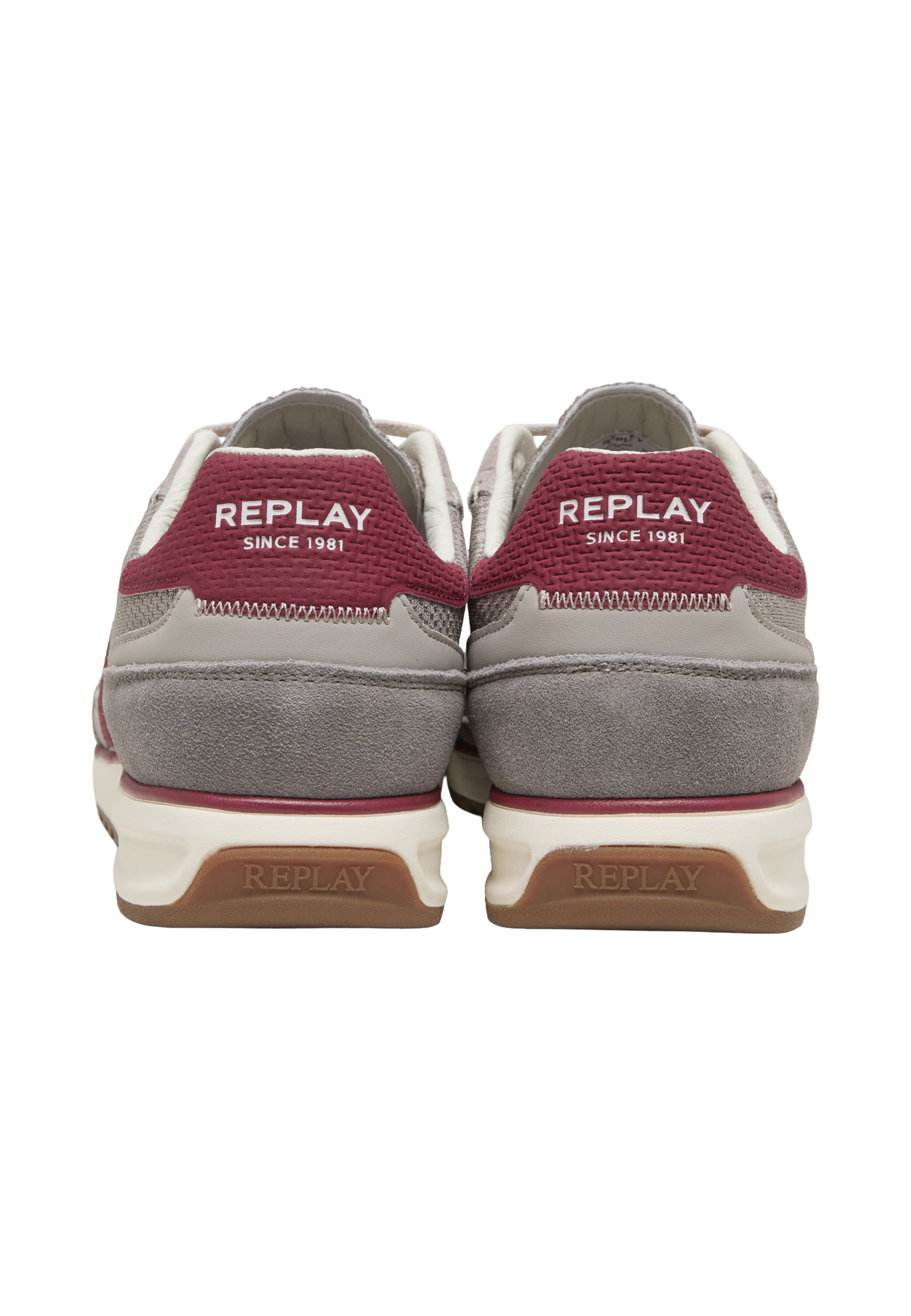 REPLAY Trampki niskie 'Yard' w kolorze szary