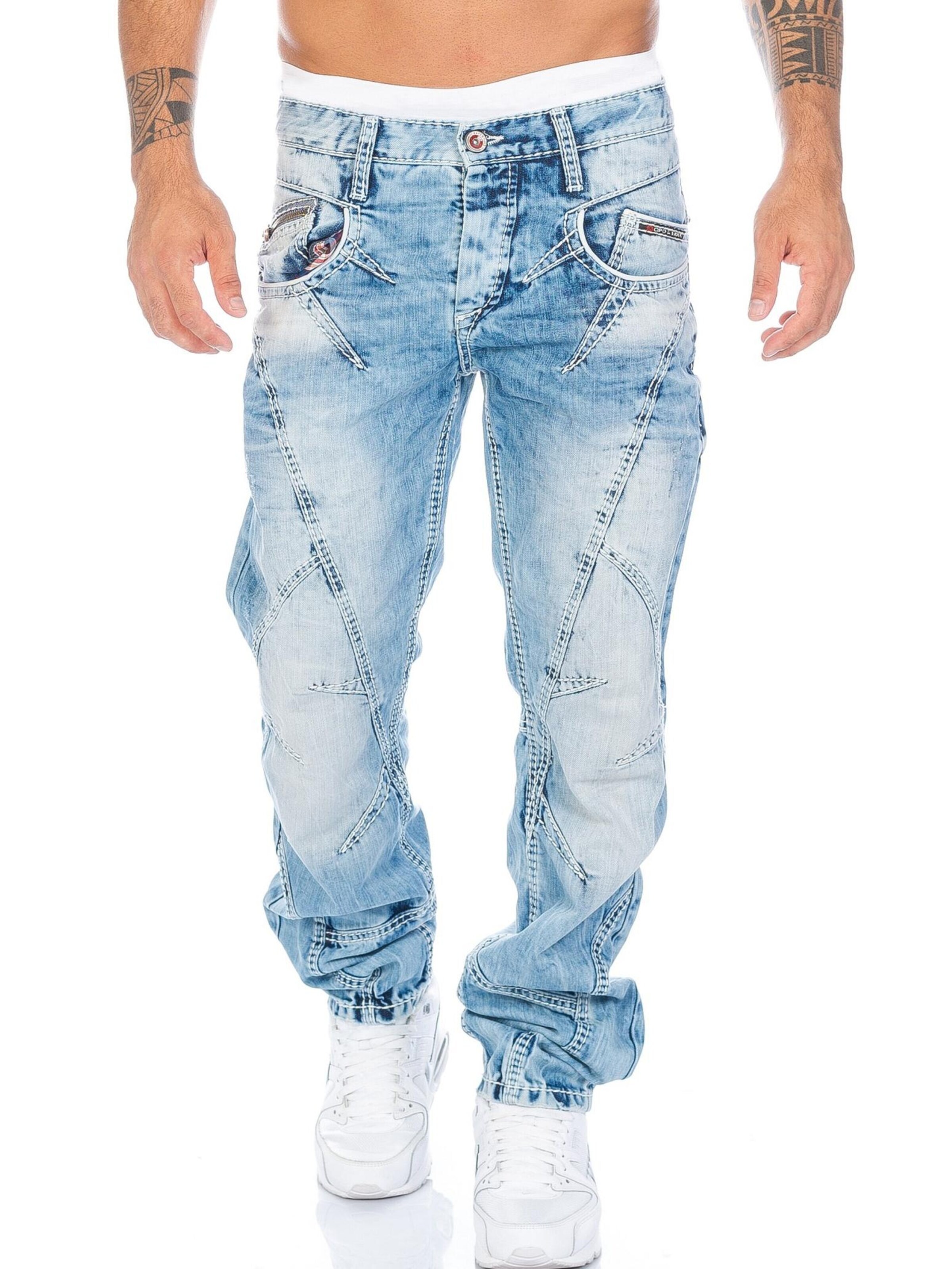 CIPO & BAXX Regular Jeans 'BJ894A' in Blue: front