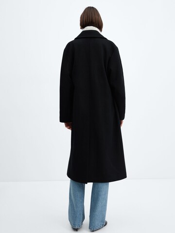 MANGO Between-Seasons Coat 'GAUGUIN' in Black