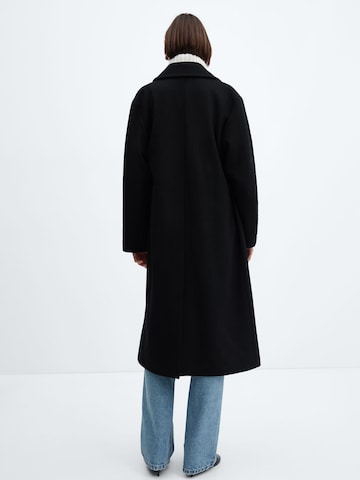 MANGO Between-Seasons Coat 'GAUGUIN' in Black