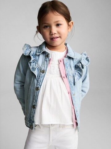 MANGO KIDS Prehodna jakna 'NORMAB' | modra barva: sprednja stran