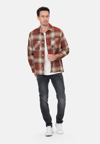 Coupe regular Chemise Key Largo en rouge