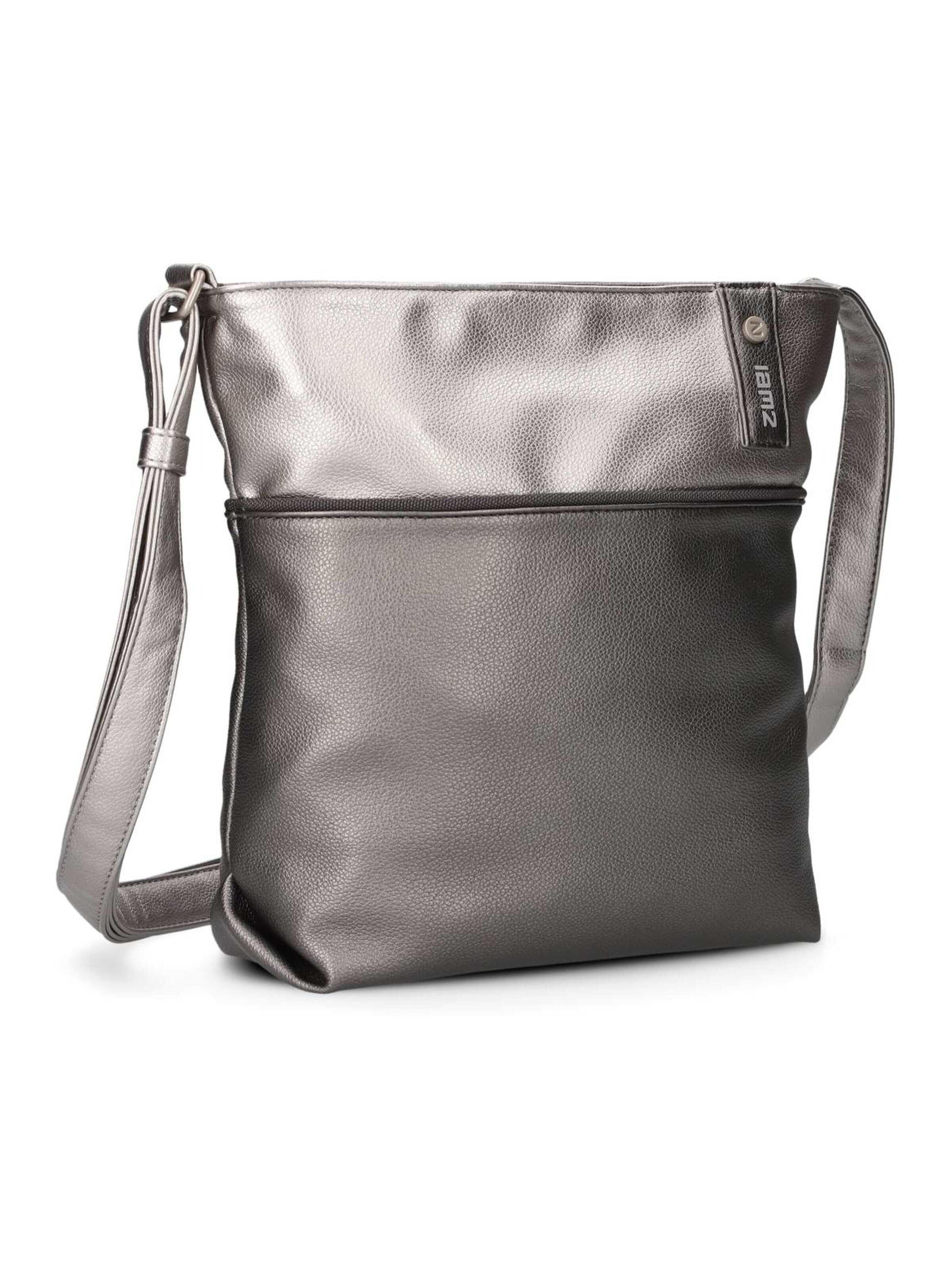 ZWEI Handbag 'JANA J10' in Silver