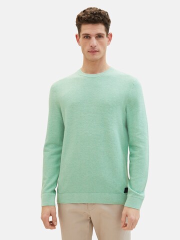 Pull-over TOM TAILOR en vert : devant