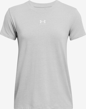 UNDER ARMOUR Performance Shirt 'Off Campus' in Grey: front