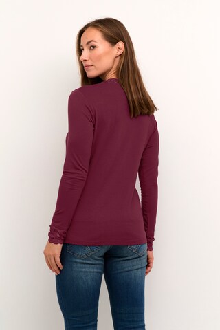 Chemisier 'Trulla' Cream en rouge