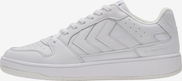 Hummel Platform trainers 'Power Play' in White: front