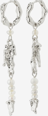 Boucles d'oreilles 'Niya' Pilgrim en argent : devant